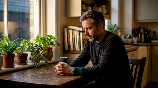 Man reflecting quietly on stress and libido